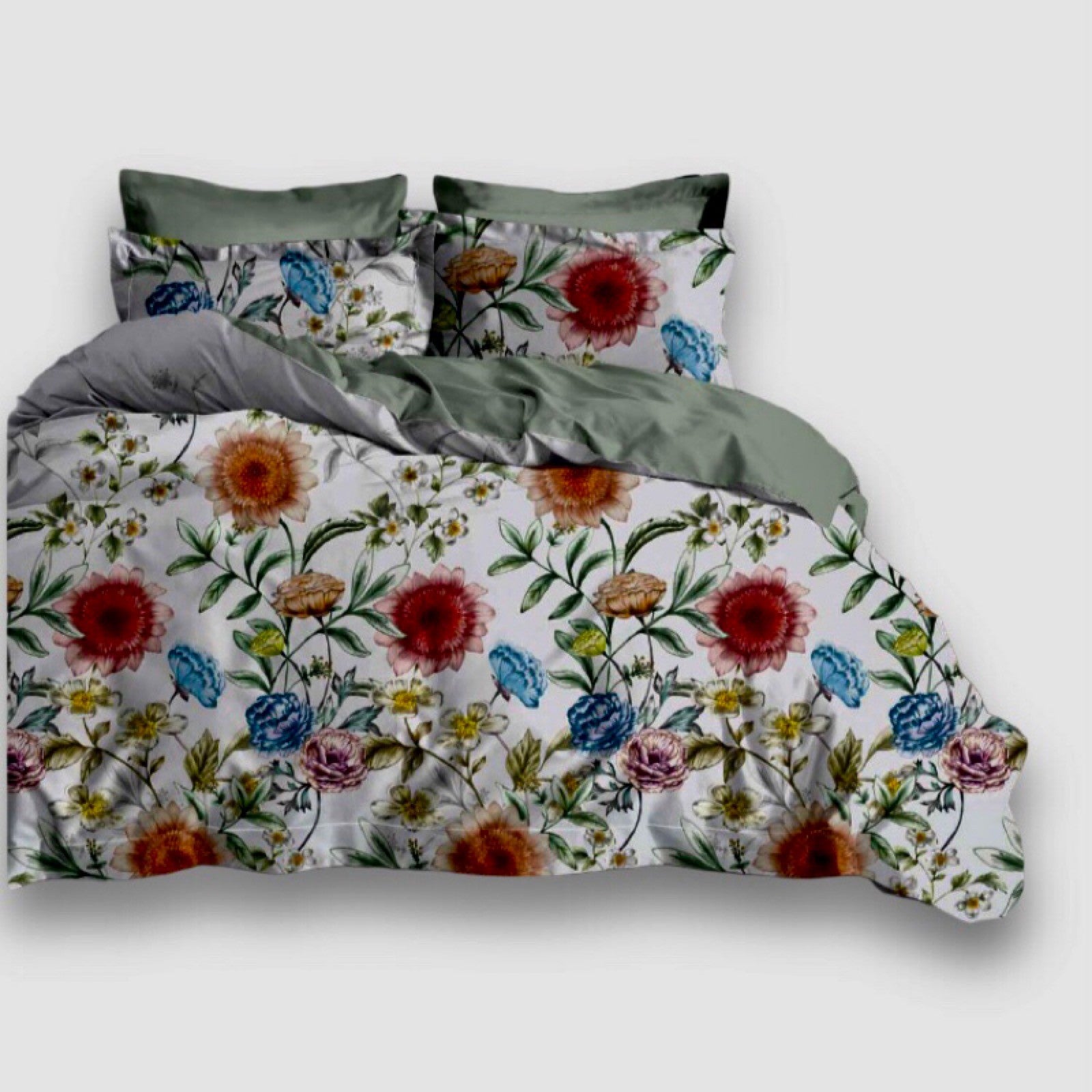 Trapuntino per letto matrimoniale fantasia PRIMAVERA