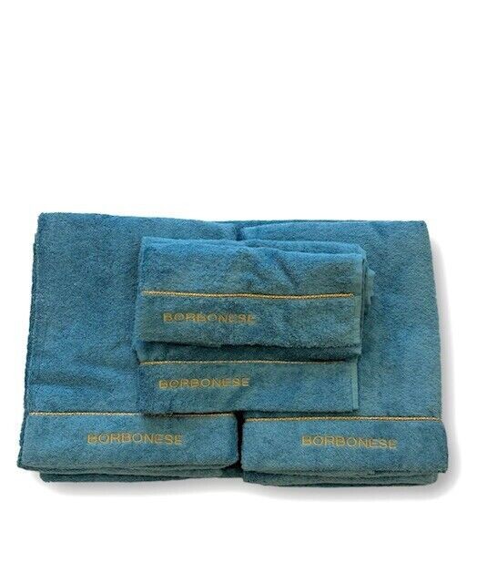 BORBONESE SET SPUGNE  550 GR/MQ , COMPLETO  BAGNO 5 PEZZI