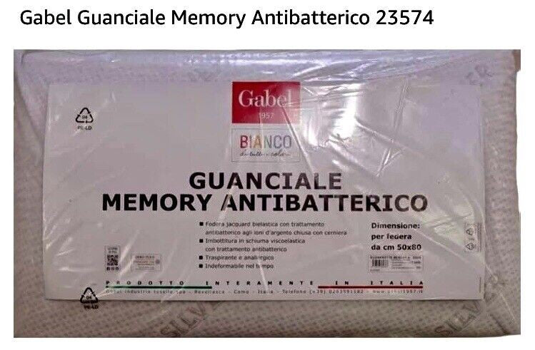 Guanciale Cuscino GABEL viscoelastico Memory indeformabile