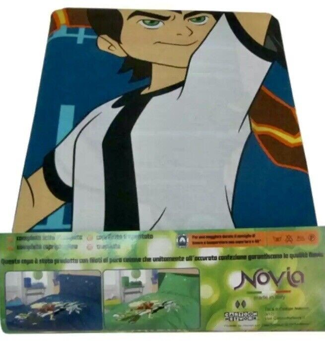 COPRILETTO BEN 10 LETTO SINGOLO 1 POSTO NOVIA VARIANTE VERDE