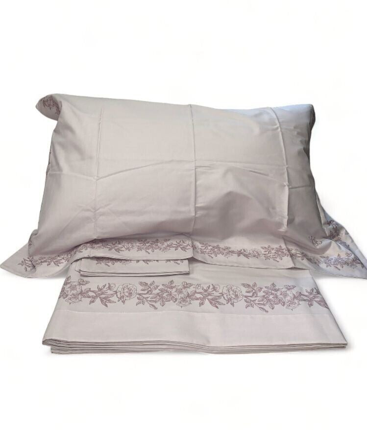 Lenzuola Laura Biagiotti matrimoniale completo letto pure cotone Percalle