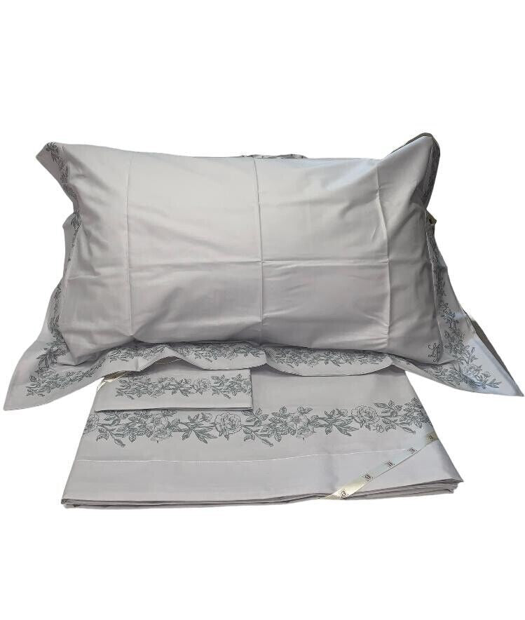 Lenzuola Laura Biagiotti matrimoniale completo letto pure cotone Percalle