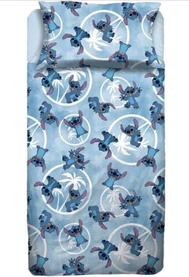 Completo lenzuola in flanella Stitch per letto Singolo J975