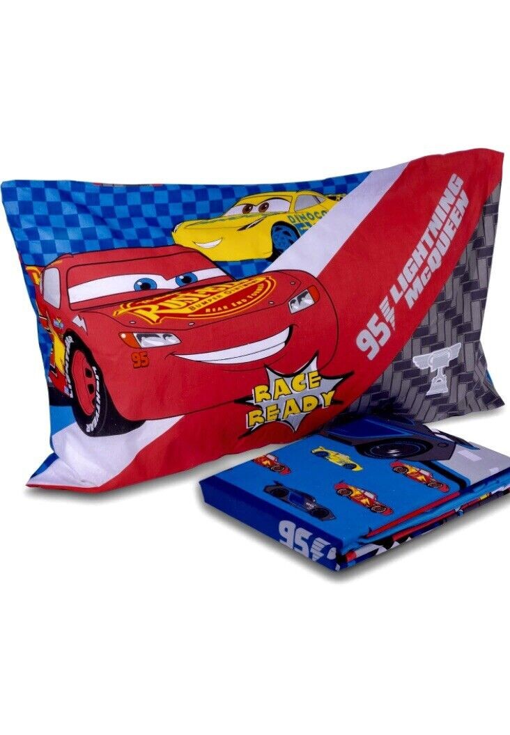 Completo lenzuola Cars Disney Pixar per letto Singolo 150x290