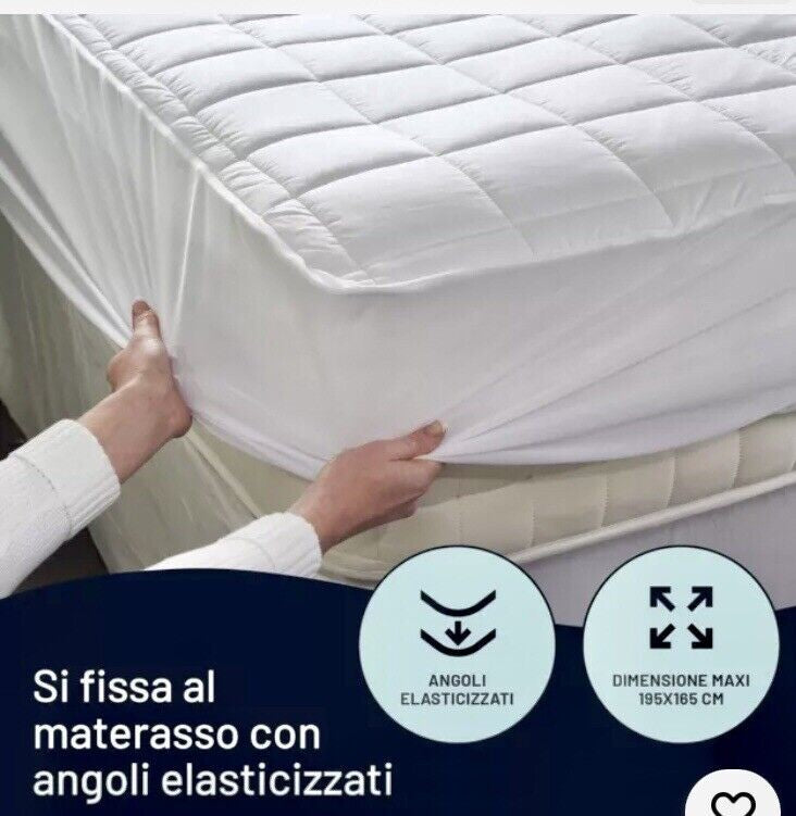 IMETEC SCALDASONNO MATRIMONIALE MAX COPRIMATERASSO 195x165 MADEINITALY