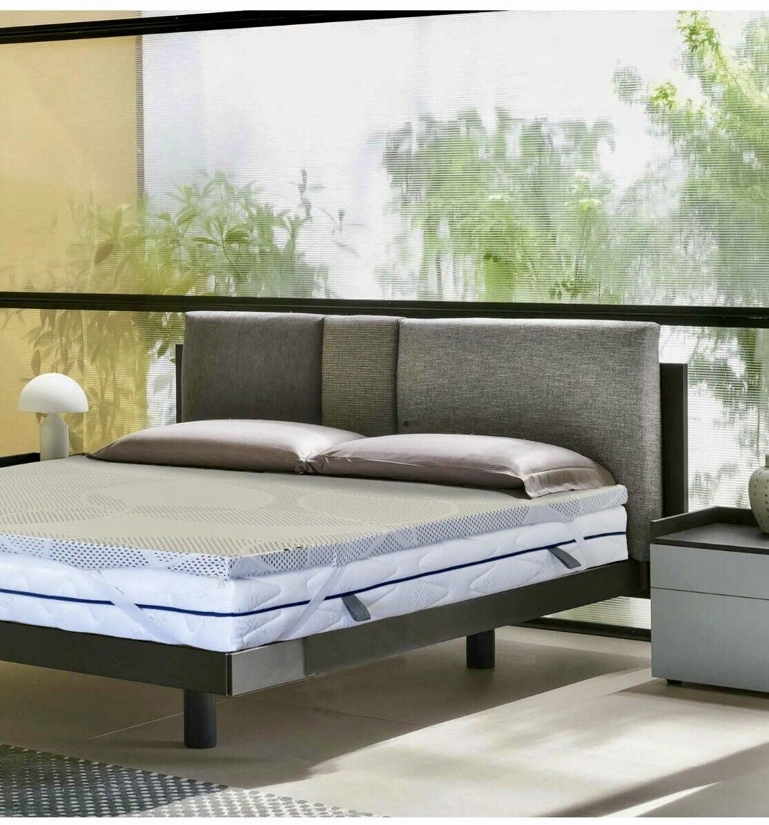 Topper Corretto in Memory Zambetti AIR  Matrimoniale 160X190 h.5 SFODERABILE