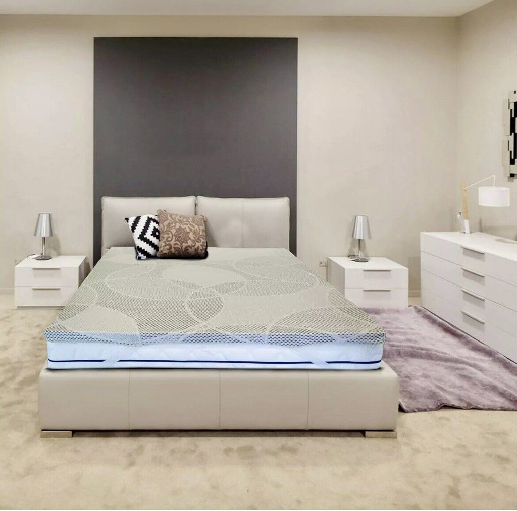 Topper   Corretto in Memory Zambetti AIR  singolo 90X190 h.5 SFODERABILE