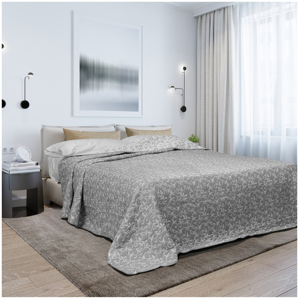 Copriletto Jacquard Trapuntato Sebastopoli dis.04 Doubleface - Zambetti