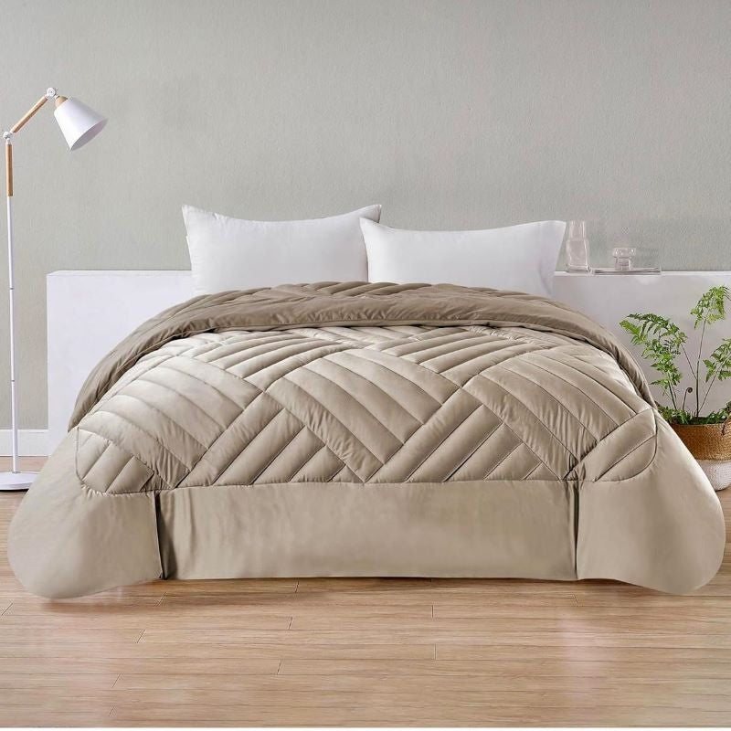 Trapunta per letto Matrimoniale Velvet in Morbido Velluto 350gm