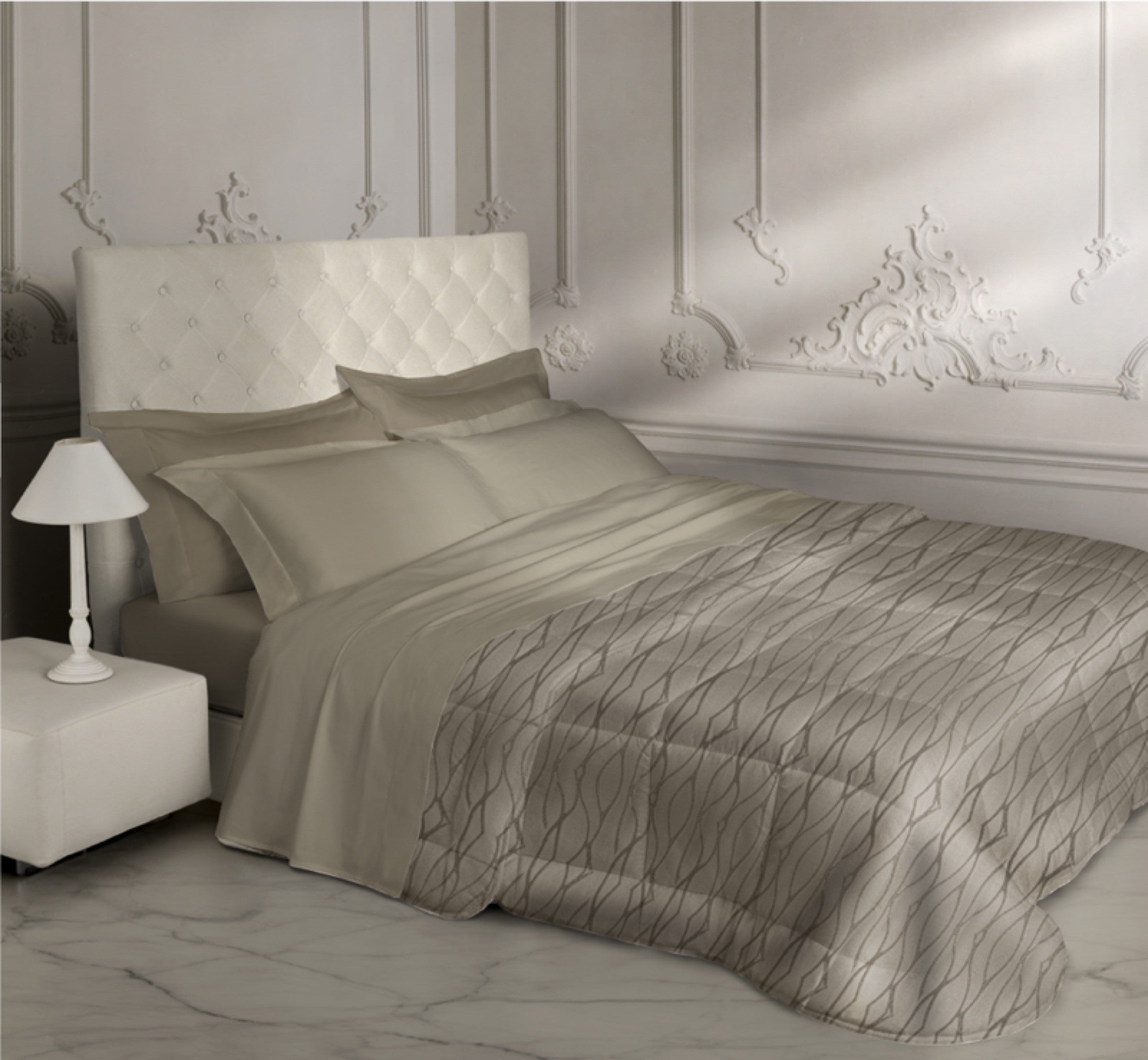 Trapunta Matrimoniale Jacquard Laura Biagiotti Shira 260x270 cm