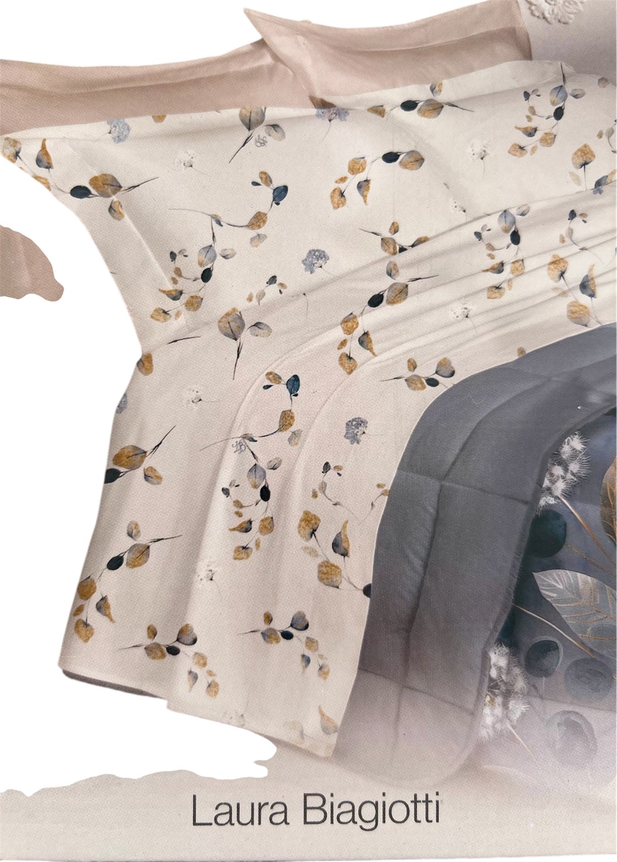 Completo letto matrimoniale Laura Biagiotti 2 piazze maxi 100% cotone – Fantasia floreale