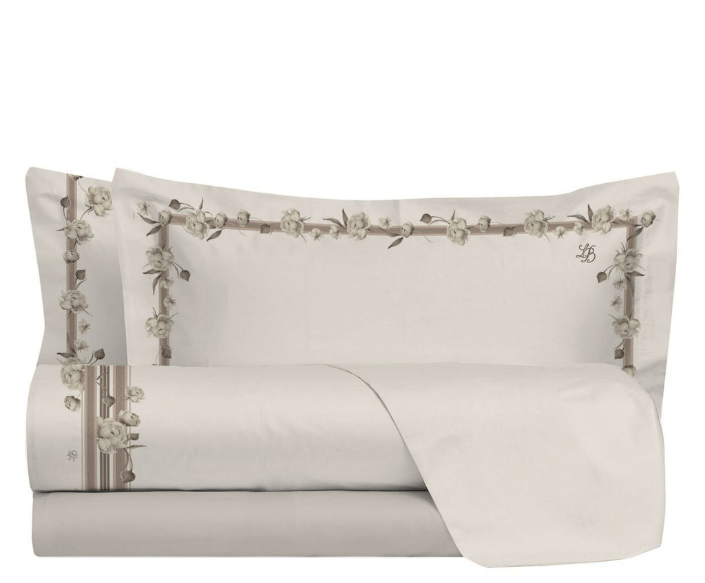 Completo letto Liriope in flanella matrimoniale maxi - Laura Biagiotti