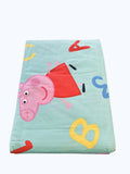 Completo Flanella lenzuola Peppa Pig per letto singolo
