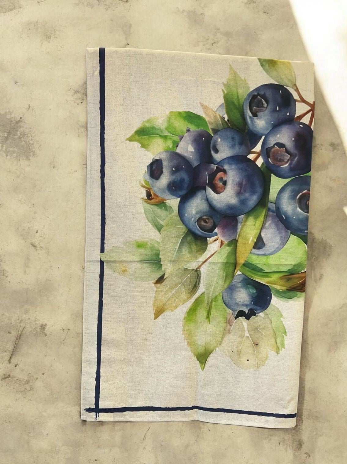 Set 3 Strofinacci da Cucina in Cotone con Stampa Frutta – Assorbenti e Decorativi