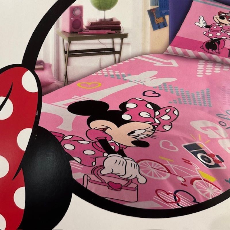 Completo lenzuola Minnie Mouse Disney per letto singolo - Novia