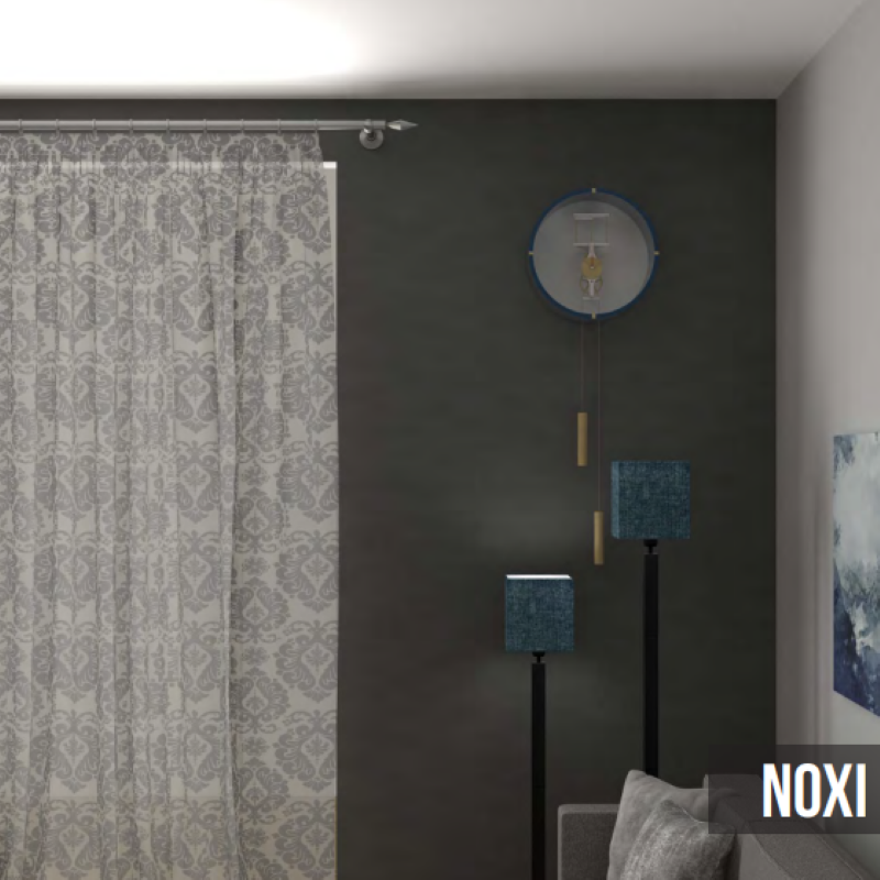 Bastone per tende Noxi Acciaio