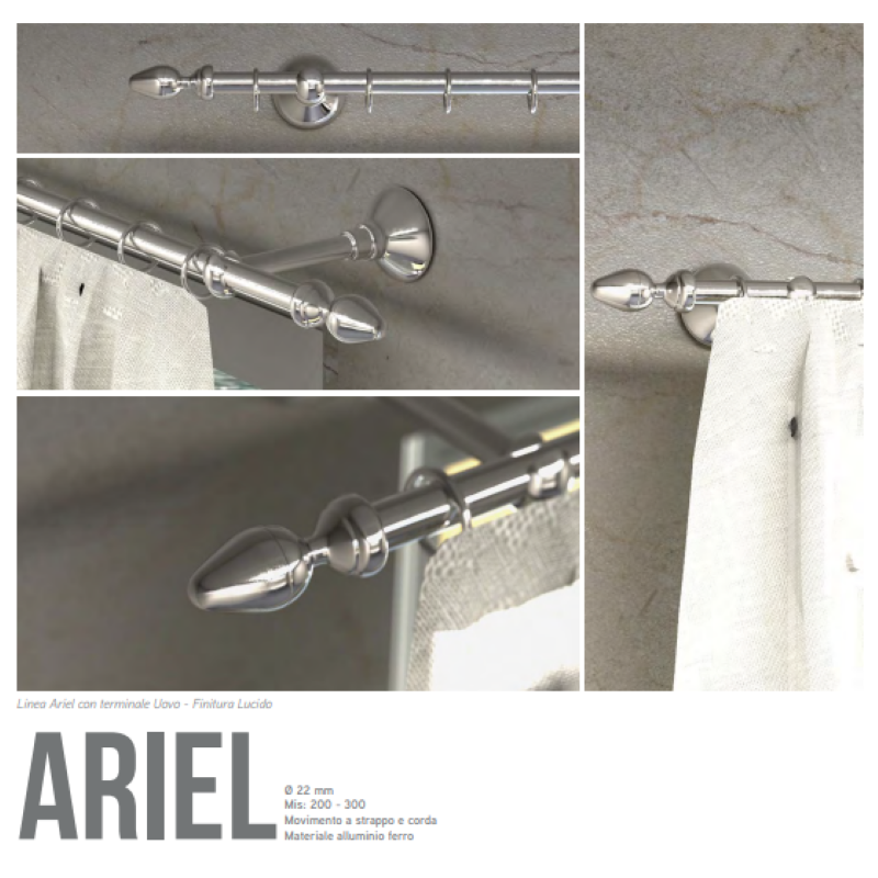 Bastone per tende Ariel