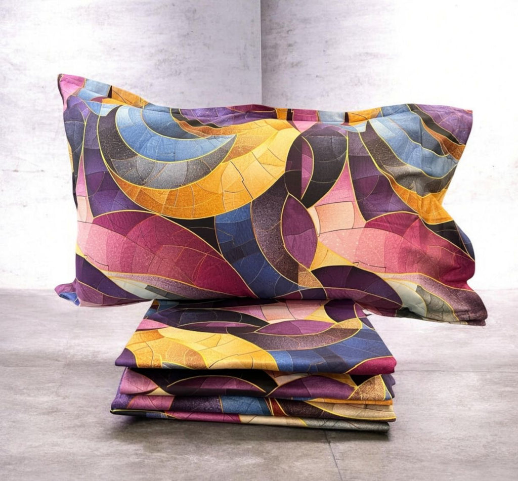 Lenzuola Matrimoniale In Raso Di Cotone art Blumy 6507 di Zambaiti