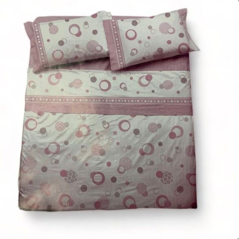 Completo lenzuola per letto singolo in flanella Bubble - Novia