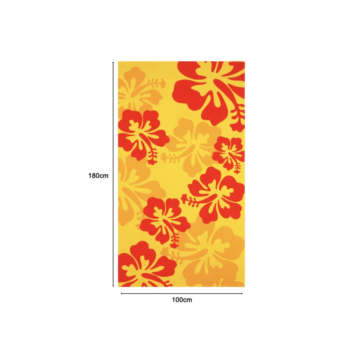 Telo mare in microfibra 100x180