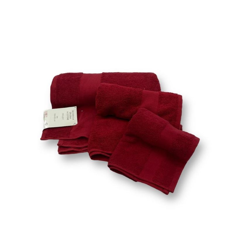 Tris morbida spugna in cotone 550gr/mq Soft - Zambaiti