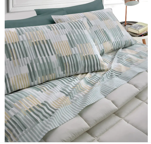 Completo Letto Somma in Percalle di Cotone Matrimoniale